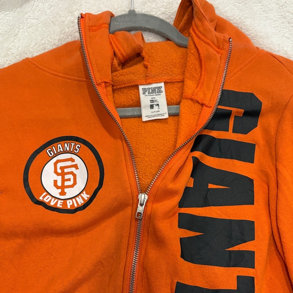 Victoria's Secret Orange Varsity Jacket